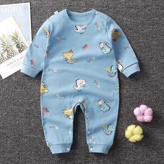 Newborn Baby Romper Girls Boys Cute Cartoon Animal stripe Clothes for 0-24 months