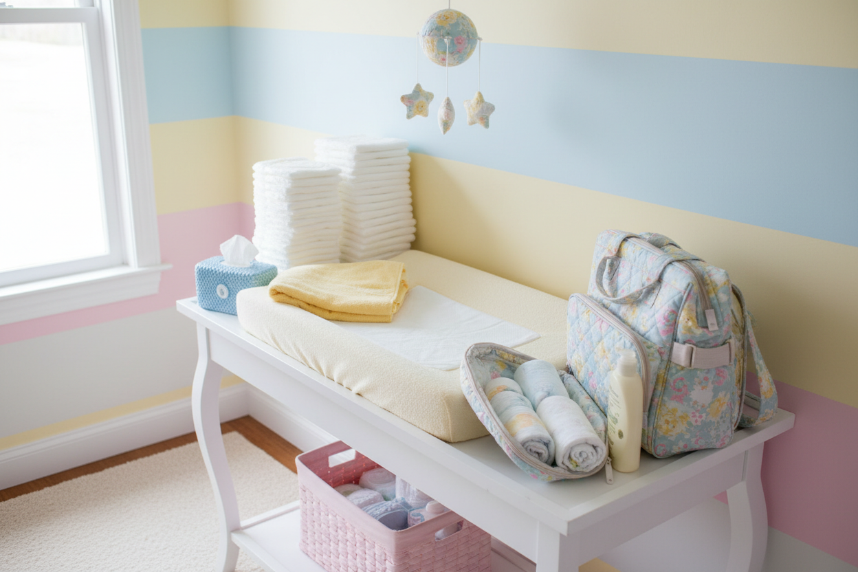 Diapering and Changing