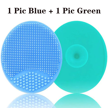 Baby Silicone Bath Brush Cradle Cap Scrubbers Exfoliating and Massaging Brush