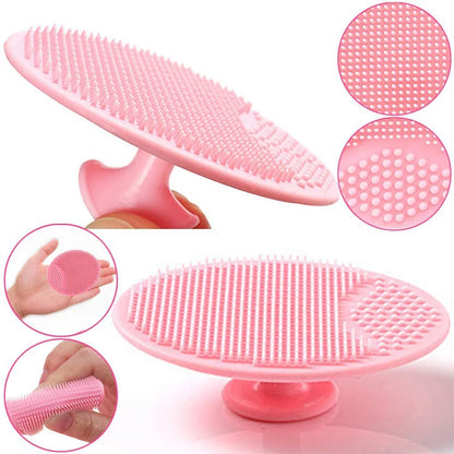 Baby Silicone Bath Brush Cradle Cap Scrubbers Exfoliating and Massaging Brush