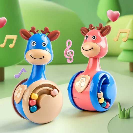 Tumbler Wobbler Toys for Infant Boy Girl - Perfect for Early Education! Roly Poly Baby Toys 6 To 12 Months