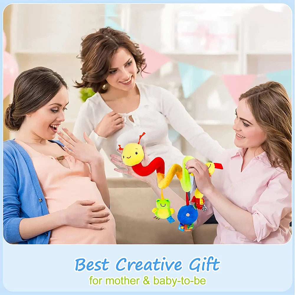 Cute Activity Musical Spiral Travel Hanging Toys Baby Boys Girls Rattles Toy