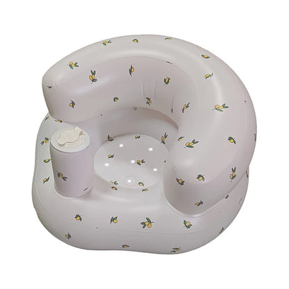 Inflatable Baby Seat for Babies 3-36 Months, Built in Air Pum  to Sit ,Feeding,