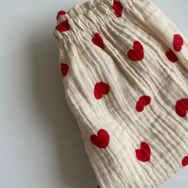 Organic Cotton Baby Pants Newborn Toddlers Print Soft Muslin Clothes Pants Capris