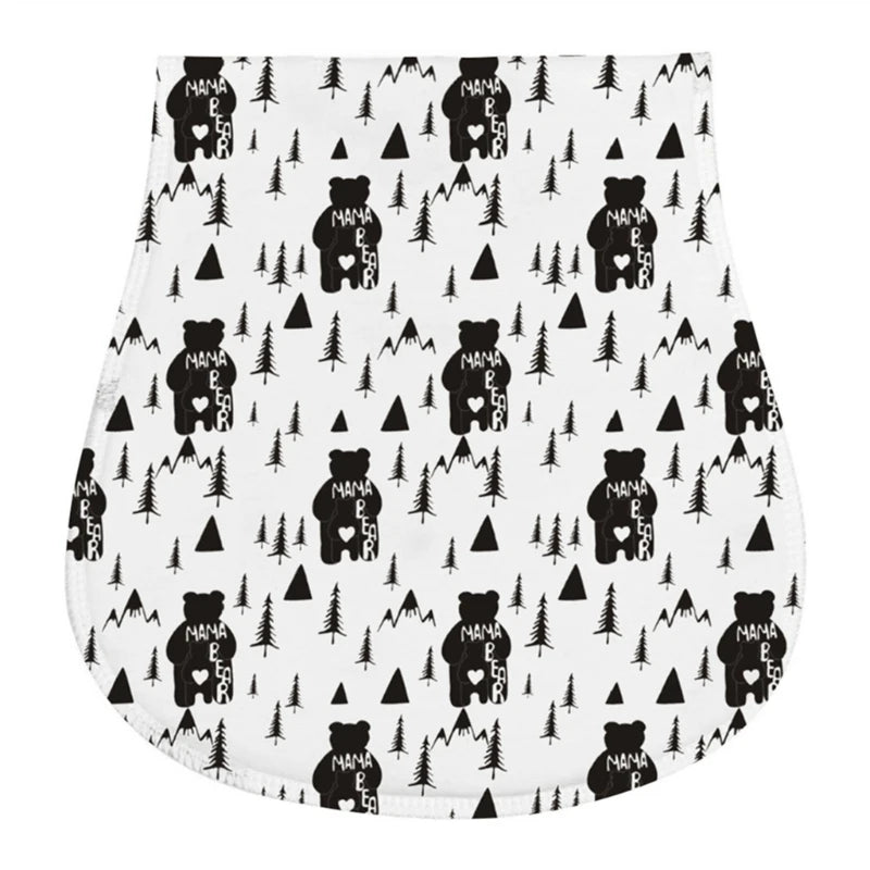 Baby Burp Cloths Baby Burp Bibs Feeding Nursing Towel Cotton for Girls & Boys