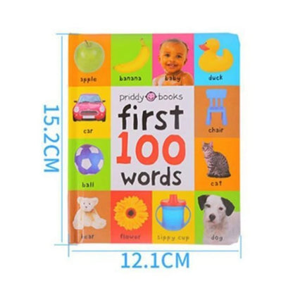 0-2 Years English Children's Cognitive Encyclopedia Enhancing Cognition Children's Early Learning Books