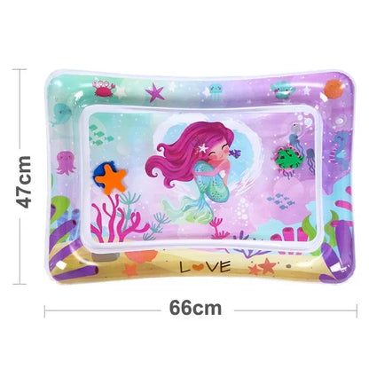 Baby Water Play Mat Inflatable Cushion PVC Infant Tummy Time Toddler Water Pad for Kids