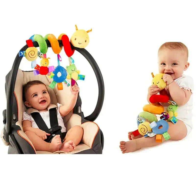 Cute Activity Musical Spiral Travel Hanging Toys Baby Boys Girls Rattles Toy