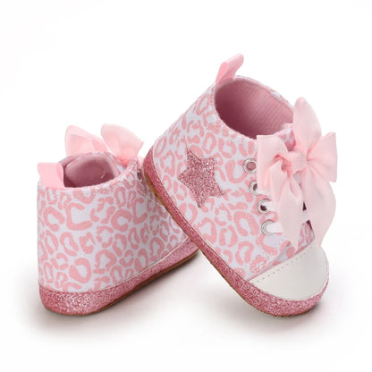 Spring and Autumn Women's Baby Casual Sports Shoes Soft Sole Anti slip Indoor and Outdoor Walking Shoes First Step Walking Shoes