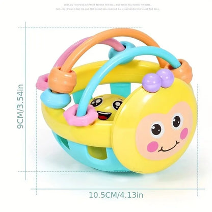 1 pc Baby Toy Catch Ball /rattles Develop Intelligence Ball 0-12 Months Bell Rattle Doll