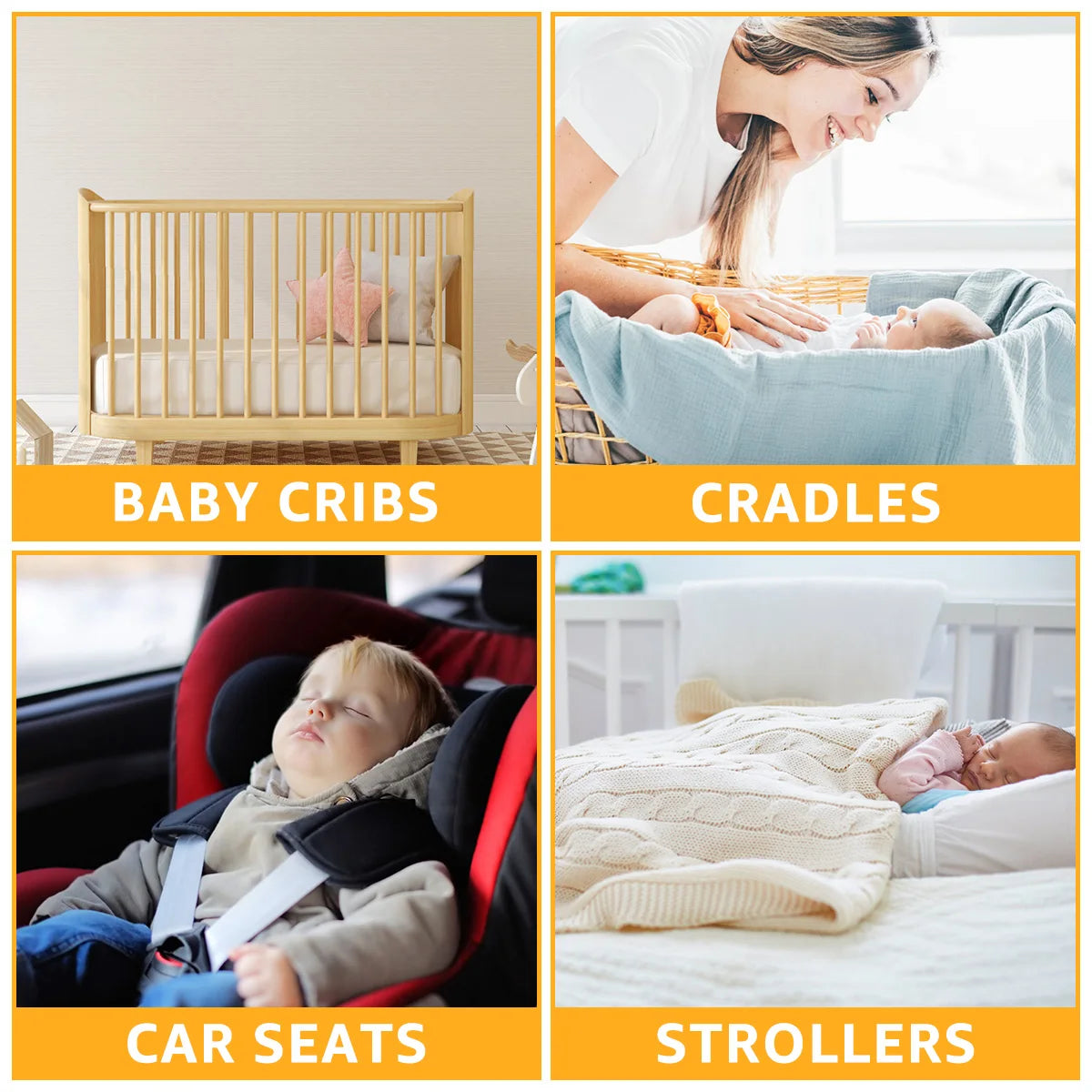 Baby Rotating Music Boxl 3 Modes Baby Soothing Musical Toys 0-12 Months