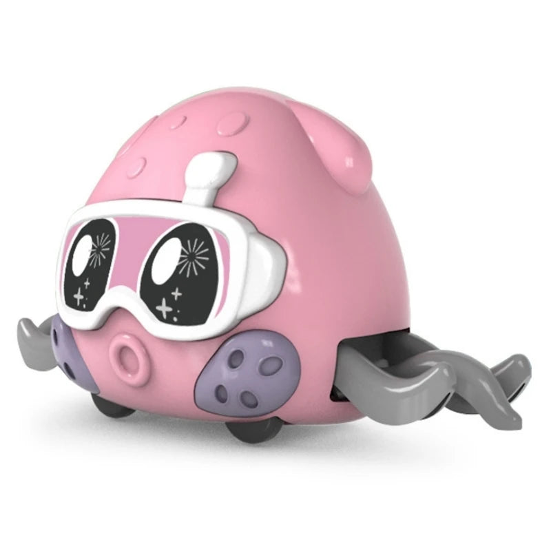Fun Double Return Force Shake Simulation Crab Toy Baby Running Bubble Simulation Crab