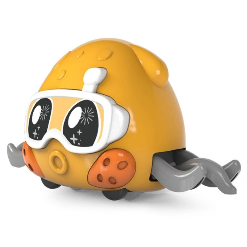 Fun Double Return Force Shake Simulation Crab Toy Baby Running Bubble Simulation Crab