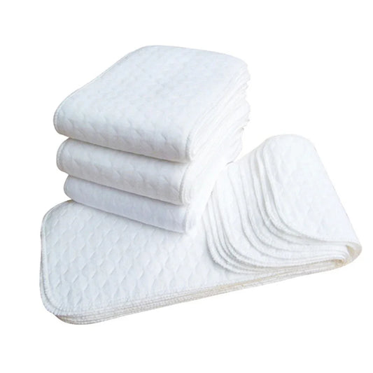10pcs Cotton Diapers Children Washable Reusable Baby Diaper Pad Folding Kids Changing Pads