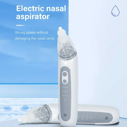 Nasal Aspirator for Baby Electric Nose Aspirator for Toddler Nose Sucker with Music and 3 Silicone Tips