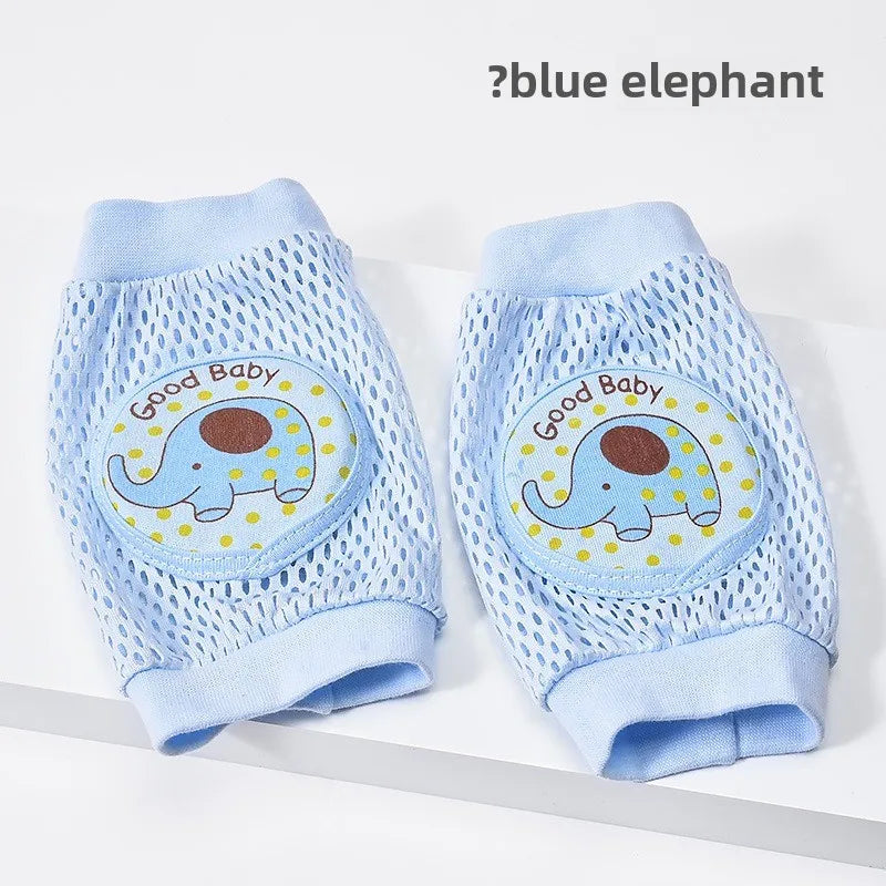 Baby Knee Pads 1 Pair - Thin Summer Crawling Protection,  Infants & Toddlers