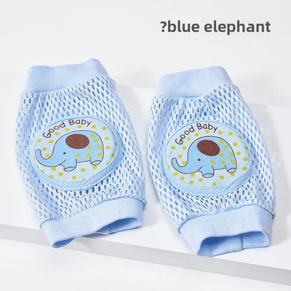Baby Knee Pads 1 Pair - Thin Summer Crawling Protection,  Infants & Toddlers