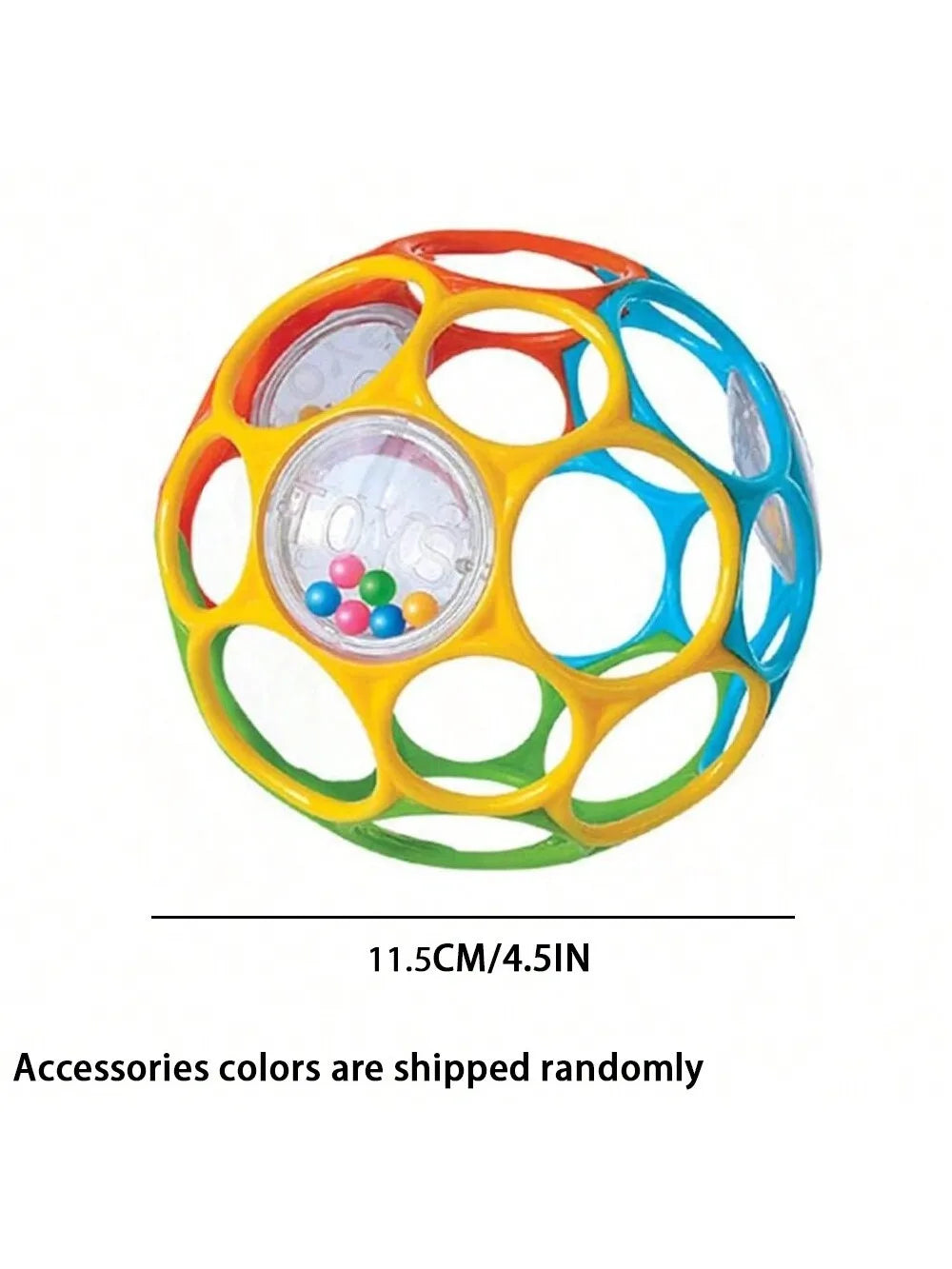 Soft Baby Grasping Ball Rattles with Bell Ball Early Education Educational Sensory toy