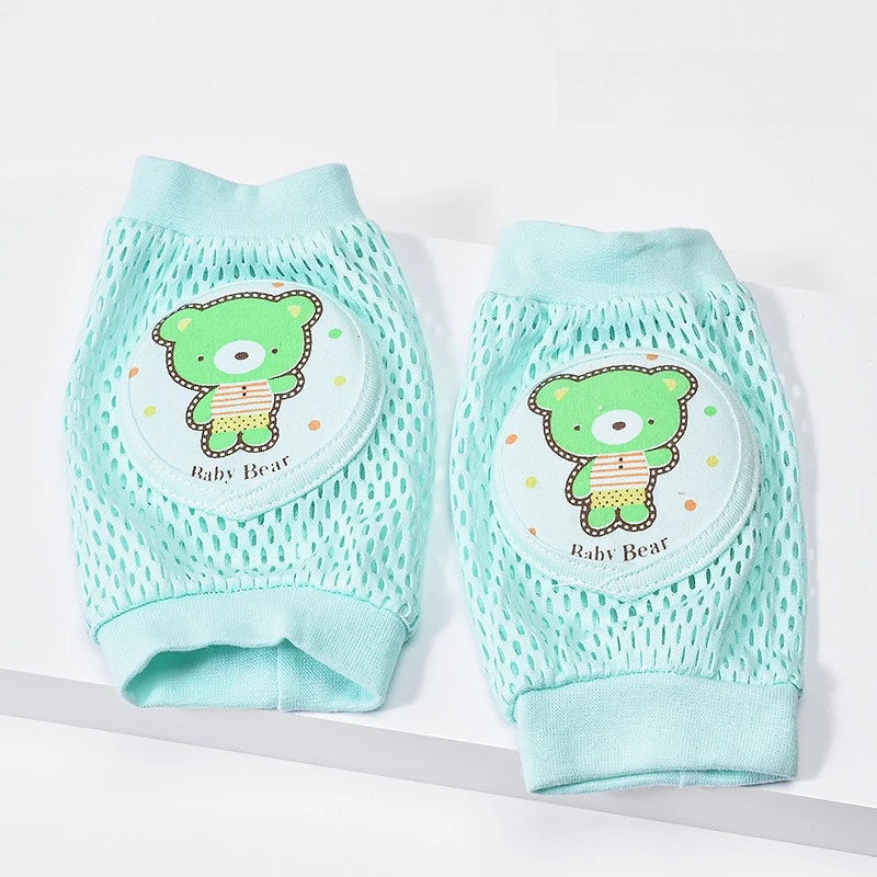 Baby Knee Pads 1 Pair - Thin Summer Crawling Protection,  Infants & Toddlers