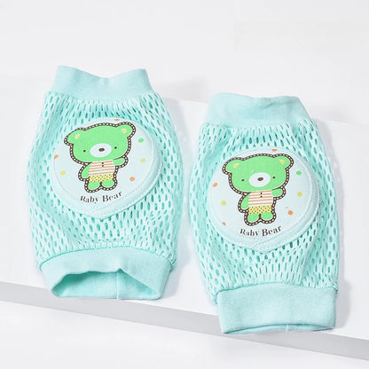 Baby Knee Pads 1 Pair - Thin Summer Crawling Protection,  Infants & Toddlers