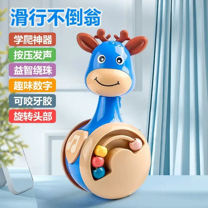 Tumbler Wobbler Toys for Infant Boy Girl - Perfect for Early Education! Roly Poly Baby Toys 6 To 12 Months
