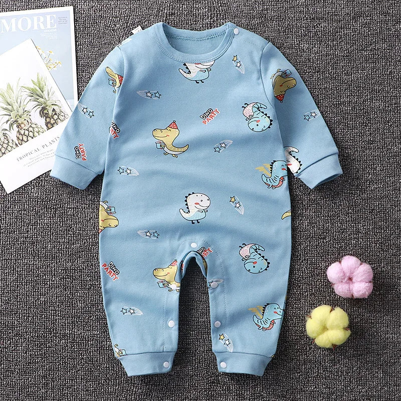 Newborn Baby Romper Girls Boys Cute Cartoon Animal stripe Clothes for 0-24 months