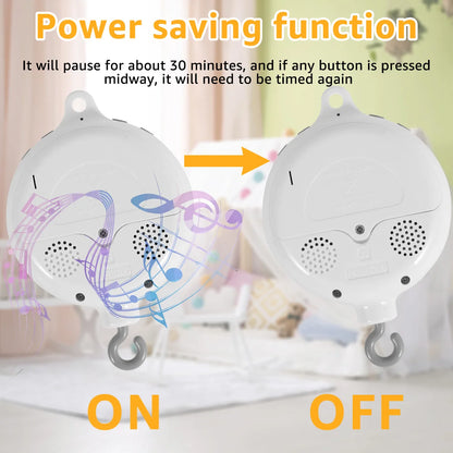 Baby Rotating Music Boxl 3 Modes Baby Soothing Musical Toys 0-12 Months