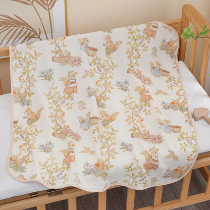 baby bath towel pure cotton gauze bath towel  absorbent newborn  blanket