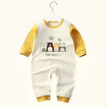 Newborn Baby Romper Girls Boys Cute Cartoon Animal stripe Clothes for 0-24 months
