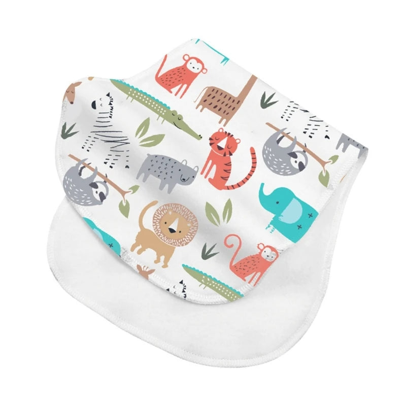 Baby Burp Cloths Baby Burp Bibs Feeding Nursing Towel Cotton for Girls & Boys