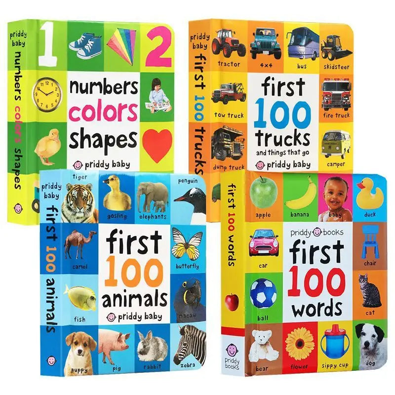 0-2 Years English Children's Cognitive Encyclopedia Enhancing Cognition Children's Early Learning Books