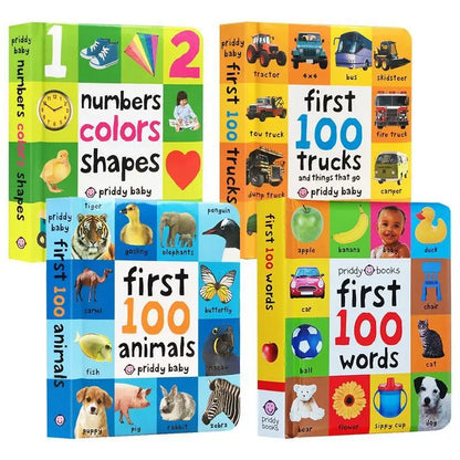 0-2 Years English Children's Cognitive Encyclopedia Enhancing Cognition Children's Early Learning Books