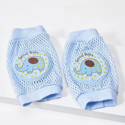 Baby Knee Pads 1 Pair - Thin Summer Crawling Protection,  Infants & Toddlers