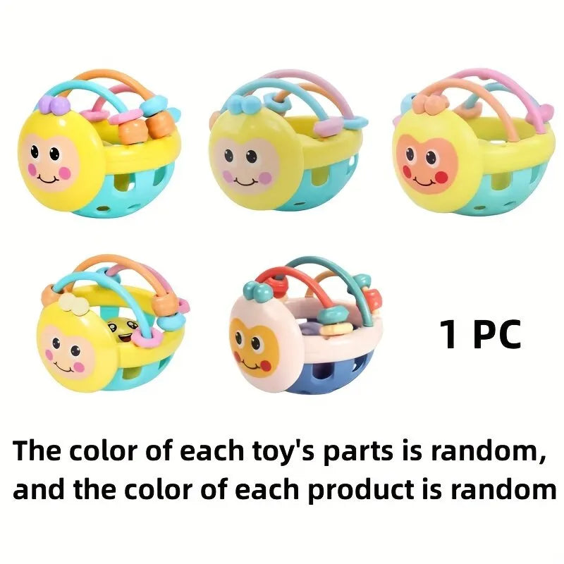 1 pc Baby Toy Catch Ball /rattles Develop Intelligence Ball 0-12 Months Bell Rattle Doll