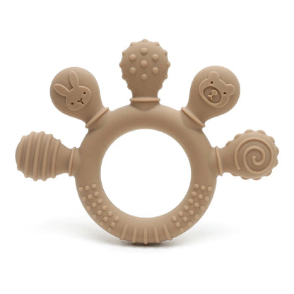 Silicone Baby teether anxiety teething toys 0 12 months sensory gum relief soother