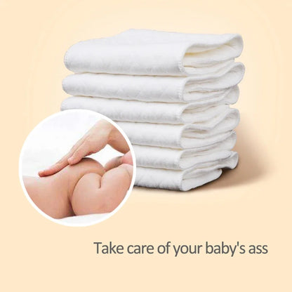 10pcs Cotton Diapers Children Washable Reusable Baby Diaper Pad Folding Kids Changing Pads