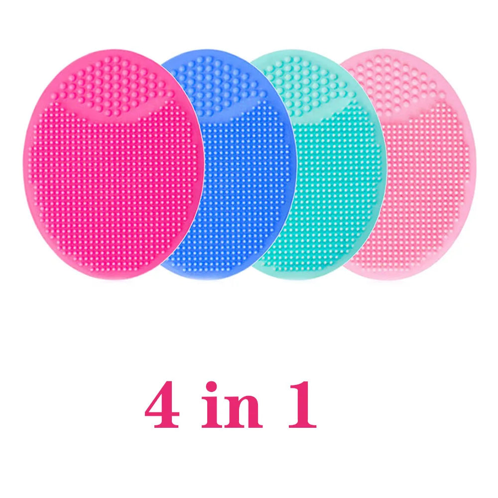 Baby Silicone Bath Brush Cradle Cap Scrubbers Exfoliating and Massaging Brush