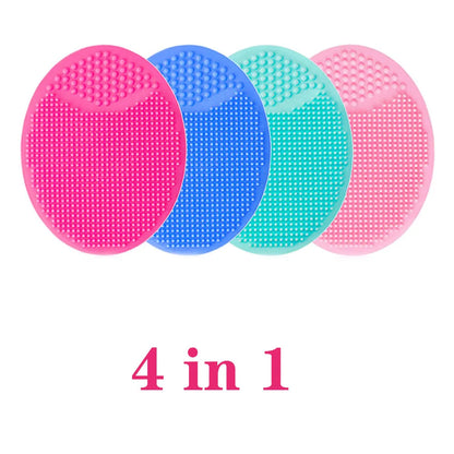 Baby Silicone Bath Brush Cradle Cap Scrubbers Exfoliating and Massaging Brush