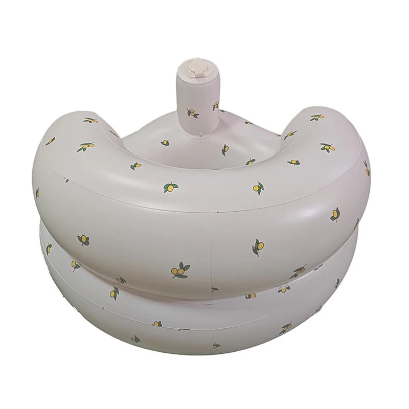 Inflatable Baby Seat for Babies 3-36 Months, Built in Air Pum  to Sit ,Feeding,