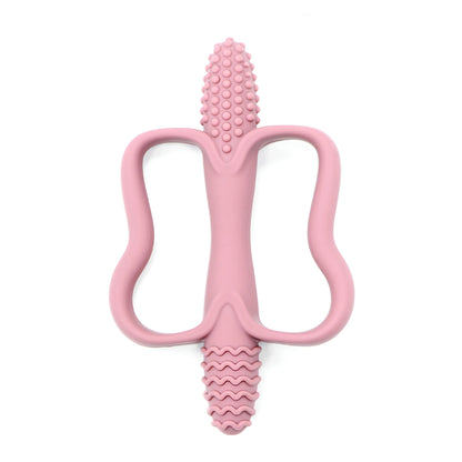 Baby teething toys with easy-grip handles, silicone teething toysfor babies 0-6  months, 6-12 months