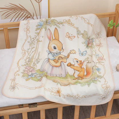 baby bath towel pure cotton gauze bath towel  absorbent newborn  blanket