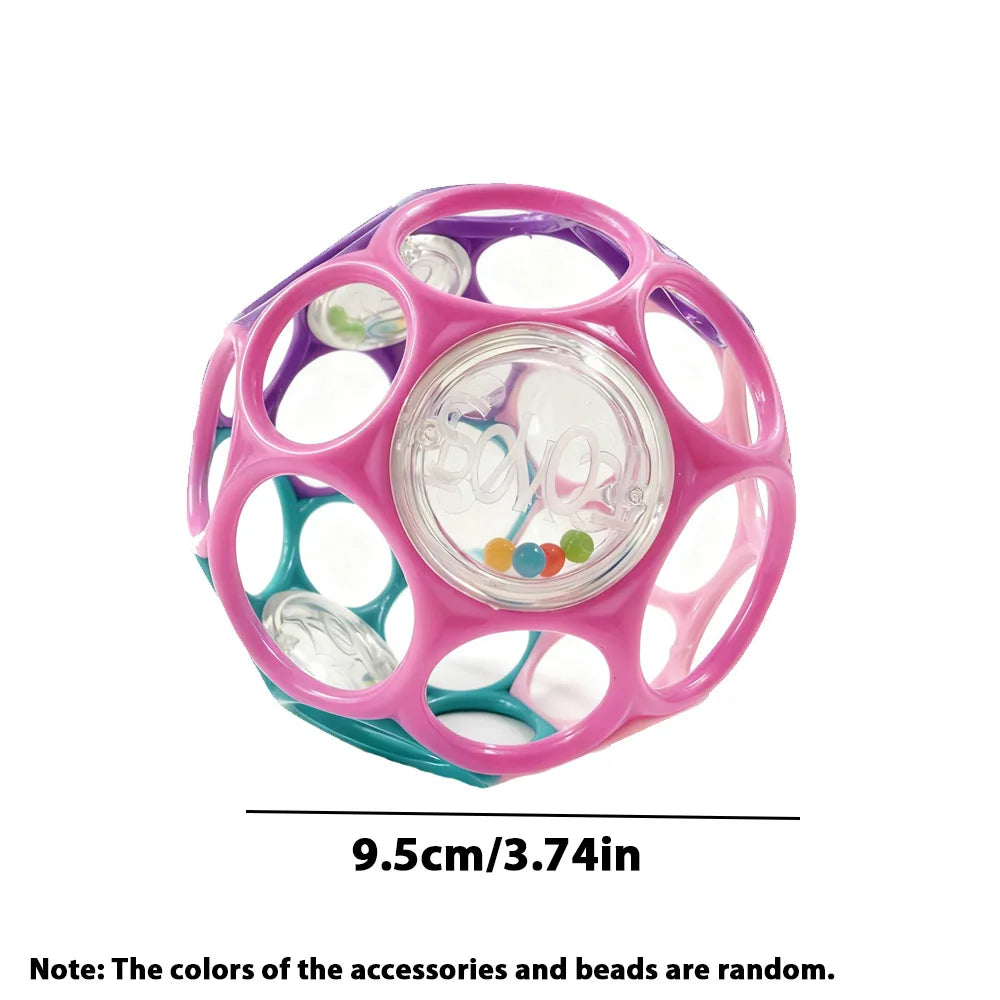Soft Baby Grasping Ball Rattles with Bell Ball Early Education Educational Sensory toy