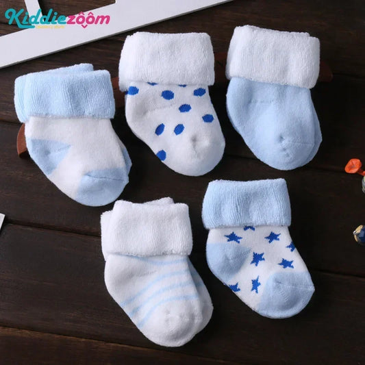 5Pairs/lot unisex Non-Skid Baby Shoe Socks 0-12months Cotton