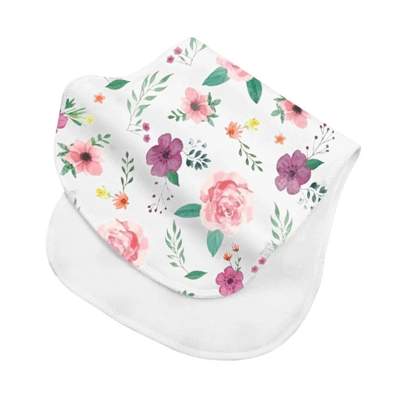 Baby Burp Cloths Baby Burp Bibs Feeding Nursing Towel Cotton for Girls & Boys
