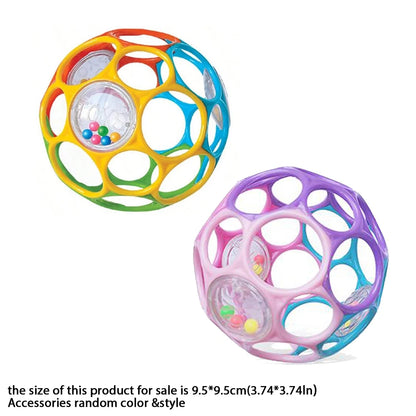 Soft Baby Grasping Ball Rattles with Bell Ball Early Education Educational Sensory toy