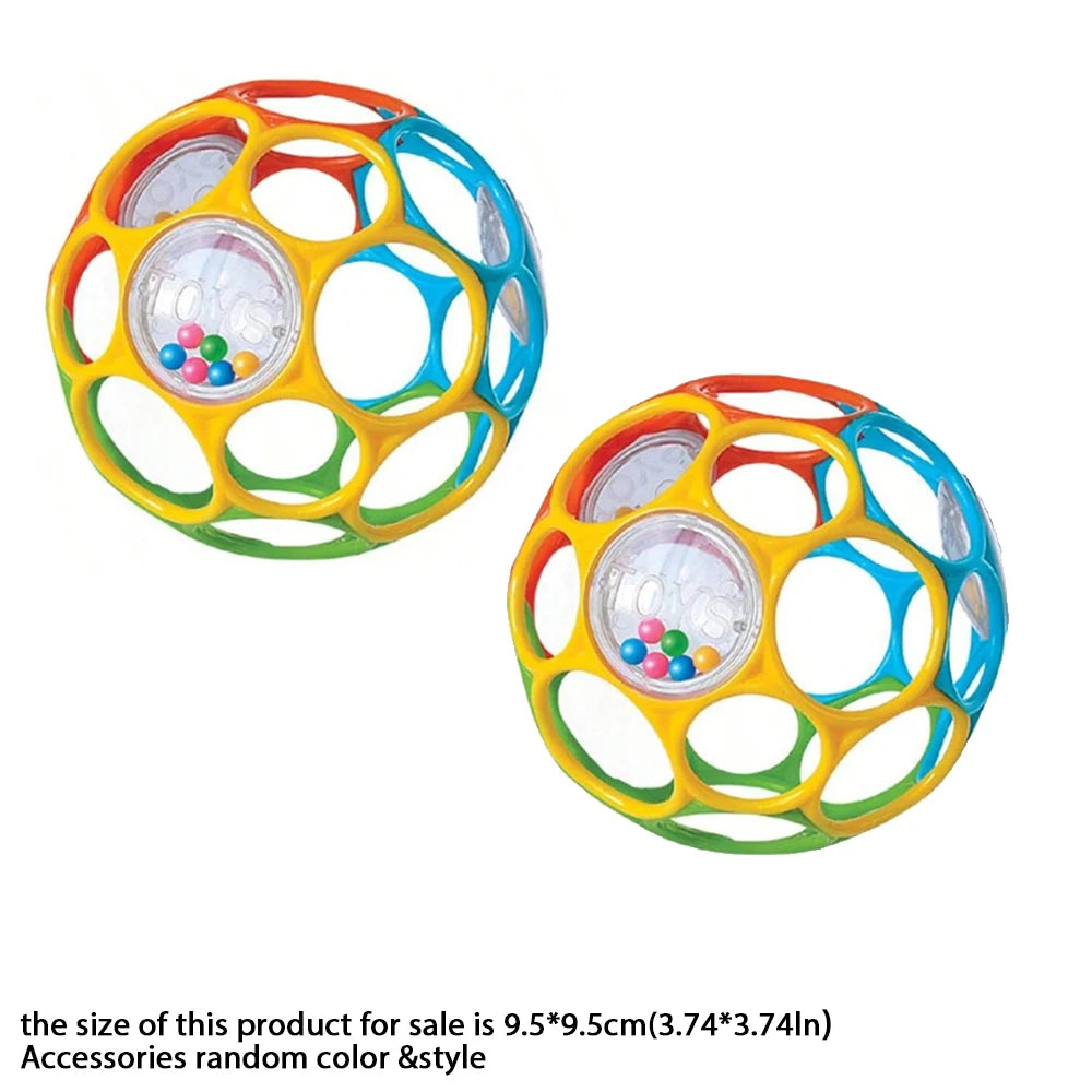 Soft Baby Grasping Ball Rattles with Bell Ball Early Education Educational Sensory toy