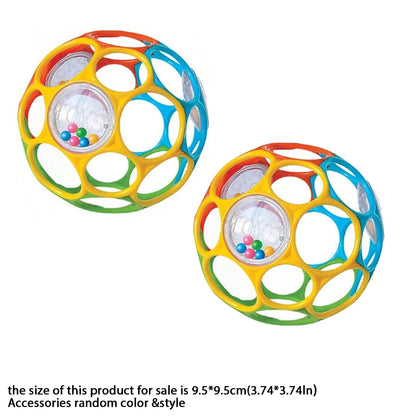 Soft Baby Grasping Ball Rattles with Bell Ball Early Education Educational Sensory toy