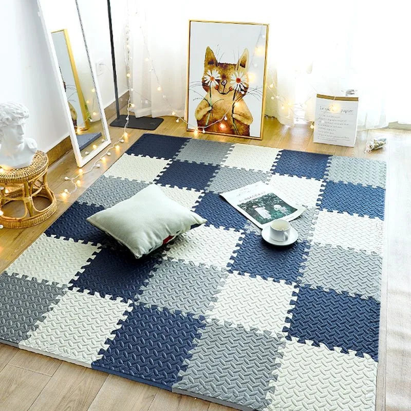 12pcs Foam Baby Play Mat  Kids Interlocking Exercise  Floor Tiles  30*30*1cm