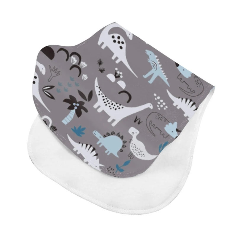 Baby Burp Cloths Baby Burp Bibs Feeding Nursing Towel Cotton for Girls & Boys