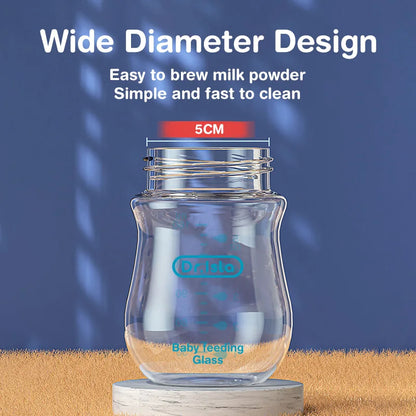 Anti-Choke Baby Bottle Newborn Glass Bottles 90/160ML Anti-flatulence Milk Feeding Bottles BPA Free 0-3 Month